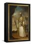 Nawab of Arcot and the Carnatic, India-Tilly Kettle-Framed Stretched Canvas