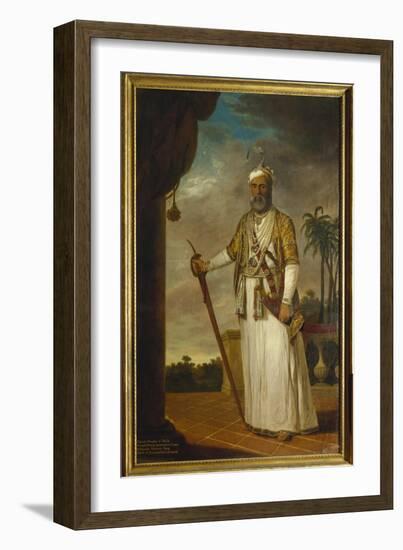 Nawab of Arcot and the Carnatic, India-Tilly Kettle-Framed Giclee Print