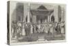 Nawab's Durbar and Reception of the English Resident at Morshedabad-null-Stretched Canvas