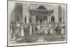 Nawab's Durbar and Reception of the English Resident at Morshedabad-null-Mounted Giclee Print