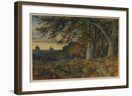 Naworth Castle, 1840-45-Samuel Bough-Framed Giclee Print