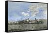 Naworth Castle, Cumbria-JG Wooding-Framed Stretched Canvas