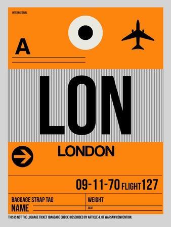 LON London Luggage Tag 1