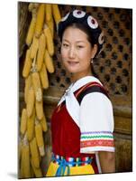 Naxi Minority Woman in Traditional Ethnic Costume, China-Charles Crust-Mounted Photographic Print