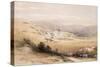 Nazareth, April 28th 1839, Plate 28 from Volume I of "The Holy Land", Pub. 1842-David Roberts-Stretched Canvas