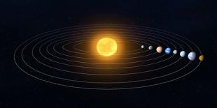 Extrasolar Planetary System. Planets in Orbit around an Alien Sun.-Nazarii Neshcherenskyi-Photographic Print