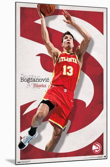 NBA Atlanta Hawks - Bogdan Bogdanovic 21-Trends International-Mounted Poster