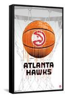 NBA Atlanta Hawks - Drip Basketball 21-Trends International-Framed Stretched Canvas