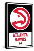 NBA Atlanta Hawks - Logo 21-Trends International-Framed Stretched Canvas