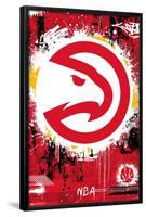 NBA Atlanta Hawks - Maximalist Logo 23-Trends International-Framed Poster