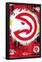 NBA Atlanta Hawks - Maximalist Logo 23-Trends International-Framed Poster