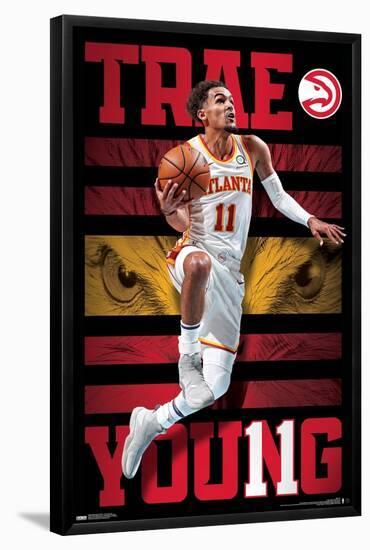 NBA Atlanta Hawks - Trae Young 20-Trends International-Framed Poster