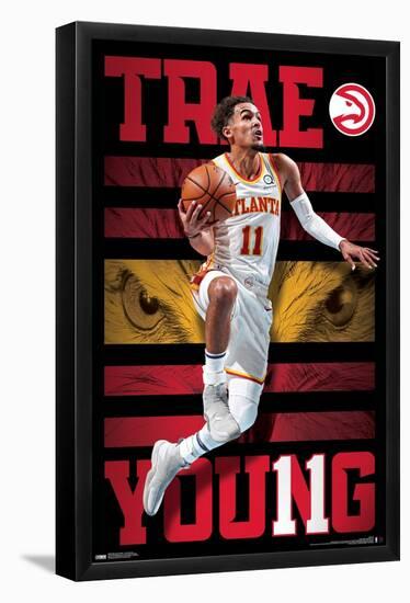 NBA Atlanta Hawks - Trae Young 20-Trends International-Framed Poster