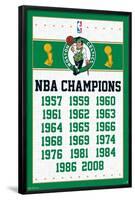 NBA Boston Celtics - Champions 13-Trends International-Framed Poster