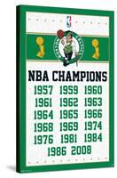 NBA Boston Celtics - Champions 13-Trends International-Stretched Canvas