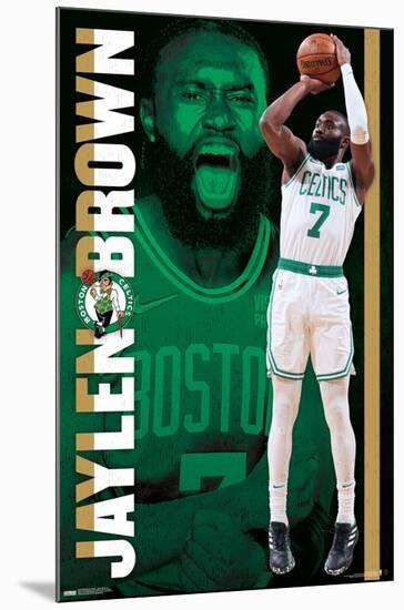 NBA Boston Celtics - Jaylen Brown 21-Trends International-Mounted Poster