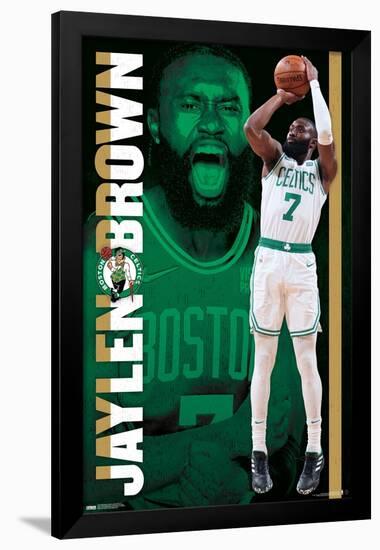 NBA Boston Celtics - Jaylen Brown 21-Trends International-Framed Poster