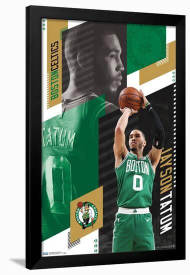 NBA Boston Celtics - Jayson Tatum 19-Trends International-Framed Poster