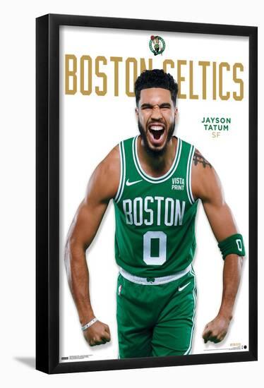 NBA Boston Celtics - Jayson Tatum Feature Series 23-Trends International-Framed Poster