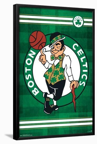 NBA Boston Celtics - Logo 14-Trends International-Framed Poster