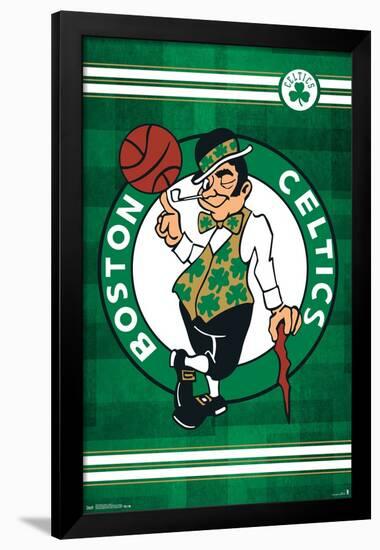 NBA Boston Celtics - Logo 14-Trends International-Framed Poster