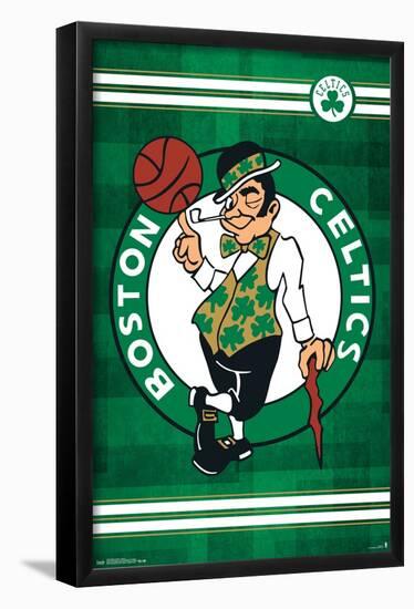 NBA Boston Celtics - Logo 14-Trends International-Framed Poster