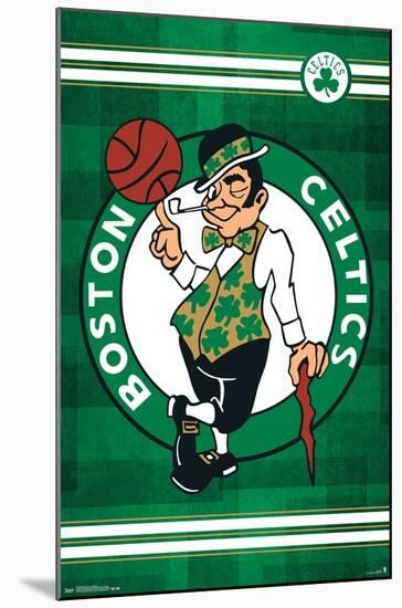 NBA Boston Celtics - Logo 14-Trends International-Mounted Poster