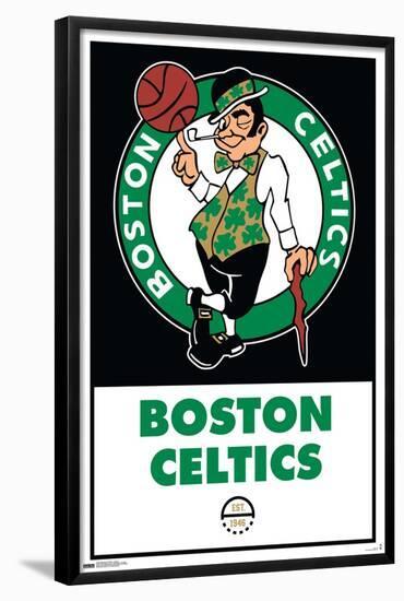 NBA Boston Celtics - Logo 21-Trends International-Framed Poster