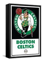 NBA Boston Celtics - Logo 21-Trends International-Framed Stretched Canvas