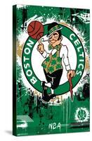 NBA Boston Celtics - Maximalist Logo 23-Trends International-Stretched Canvas