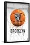 NBA Brooklyn Nets - Drip Basketball 21-Trends International-Framed Poster