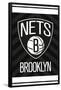 NBA Brooklyn Nets - Logo 15-Trends International-Framed Poster