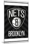 NBA Brooklyn Nets - Logo 15-Trends International-Mounted Poster