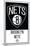 NBA Brooklyn Nets - Logo 21-Trends International-Mounted Poster