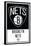 NBA Brooklyn Nets - Logo 21-Trends International-Framed Poster