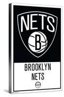 NBA Brooklyn Nets - Logo 21-Trends International-Stretched Canvas