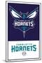 NBA Charlotte Hornets - Logo 21-Trends International-Mounted Poster