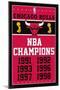 NBA Chicago Bulls - Champions 13-Trends International-Mounted Poster