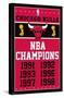 NBA Chicago Bulls - Champions 13-Trends International-Stretched Canvas