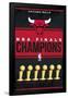 NBA Chicago Bulls - Champions 23-Trends International-Framed Poster