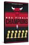 NBA Chicago Bulls - Champions 23-Trends International-Stretched Canvas