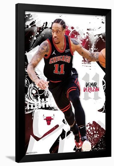 NBA Chicago Bulls - DeMar DeRozan 22-Trends International-Framed Poster