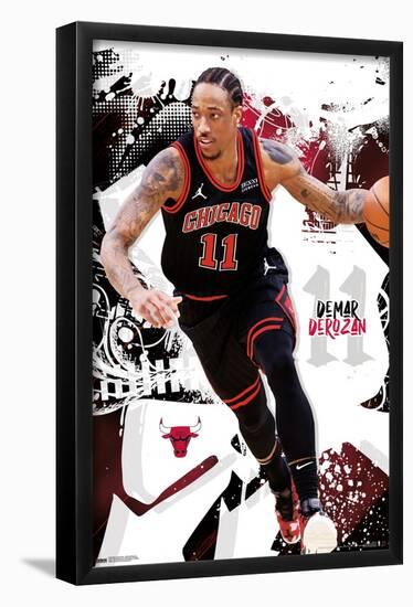 NBA Chicago Bulls - DeMar DeRozan 22-Trends International-Framed Poster