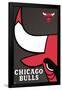 NBA Chicago Bulls - Logo 14-Trends International-Framed Poster