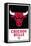 NBA Chicago Bulls - Logo 21-Trends International-Framed Stretched Canvas