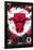 NBA Chicago Bulls - Maximalist Logo 23-Trends International-Framed Poster