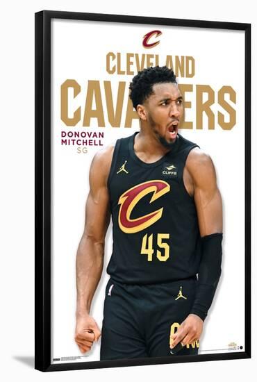NBA Cleveland Cavaliers - Donovan Mitchell Feature Series 23-Trends International-Framed Poster