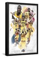 NBA Cleveland Cavaliers - Lebron James 15-Trends International-Framed Poster