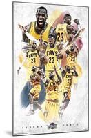 NBA Cleveland Cavaliers - Lebron James 15-Trends International-Mounted Poster