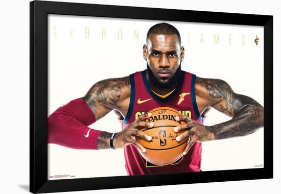 NBA Cleveland Cavaliers - Lebron James 17-Trends International-Framed Poster